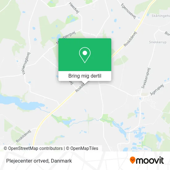 Plejecenter ortved kort