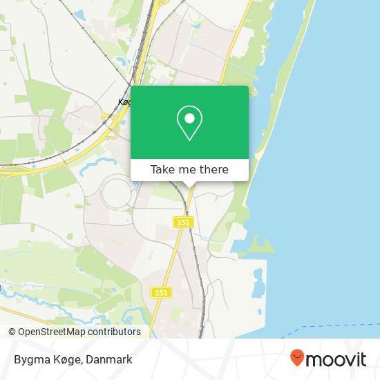 Bygma Køge kort