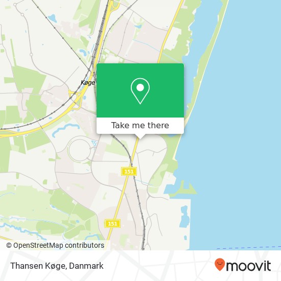 Thansen Køge kort