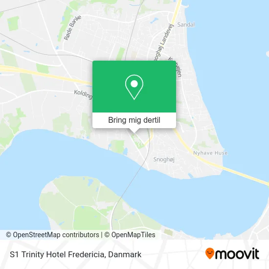 S1 Trinity Hotel Fredericia kort