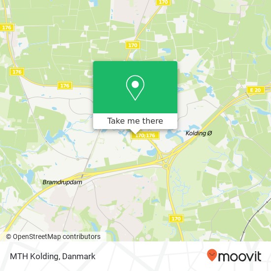 MTH Kolding kort