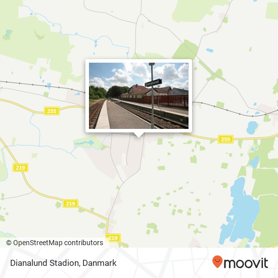 Dianalund Stadion kort