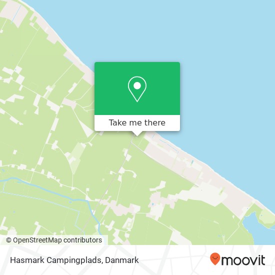 Hasmark Campingplads kort