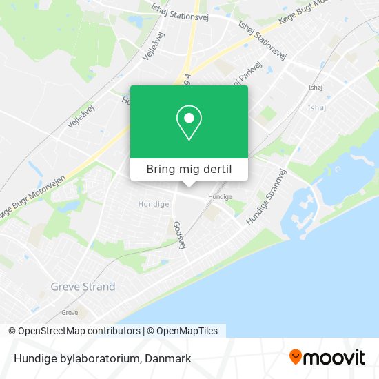 pumpe Fortløbende Glæd dig Vej til Hundige bylaboratorium i Greve med Bus eller Jernbane?