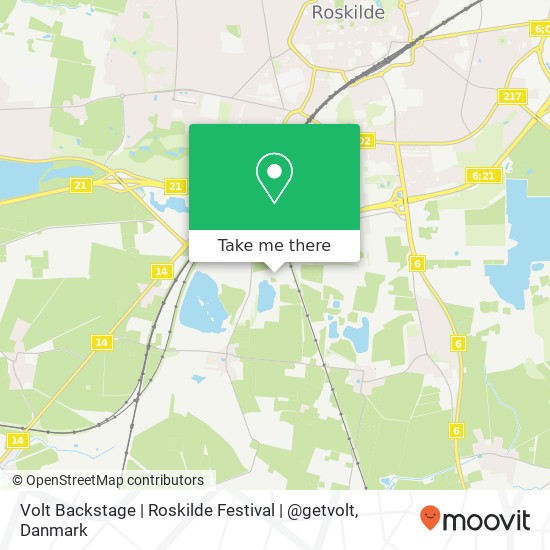 Volt Backstage | Roskilde Festival | @getvolt kort