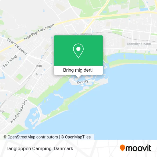 Tangloppen Camping kort