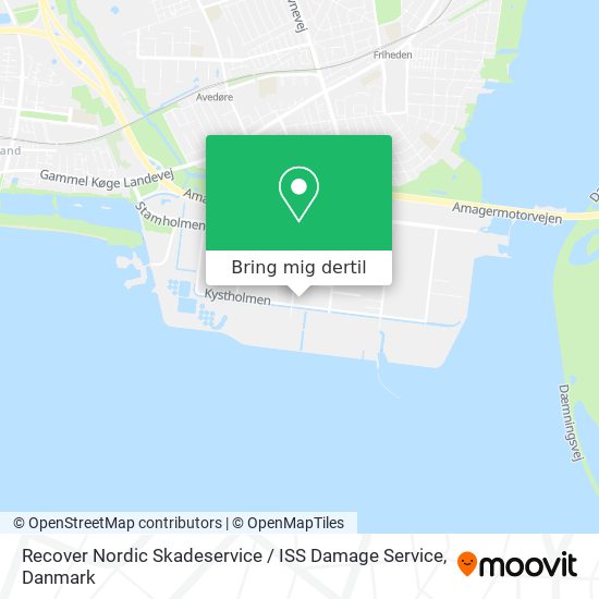Recover Nordic Skadeservice / ISS Damage Service kort