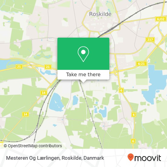 Mesteren Og Lærlingen, Roskilde kort