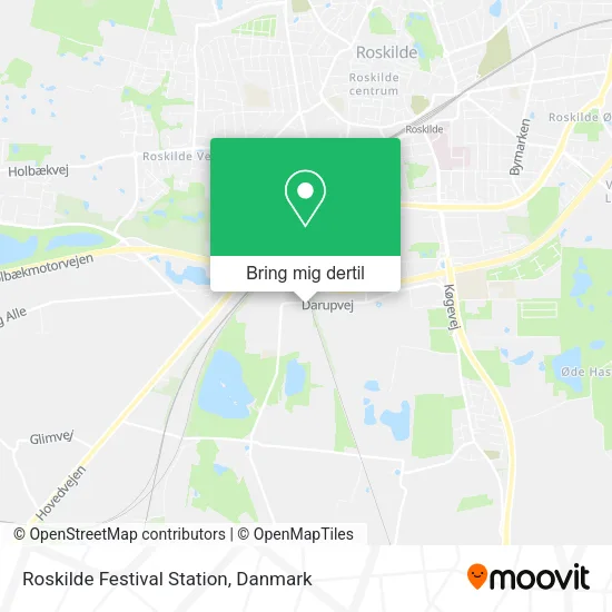 Roskilde Festival Station kort