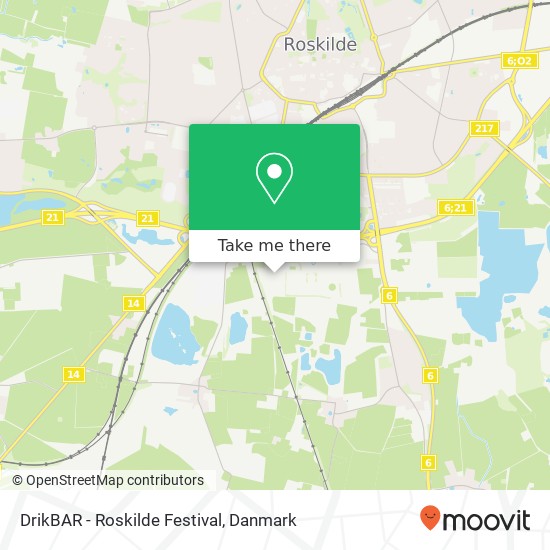 DrikBAR - Roskilde Festival kort