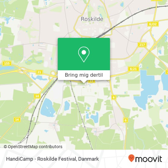 HandiCamp - Roskilde Festival kort