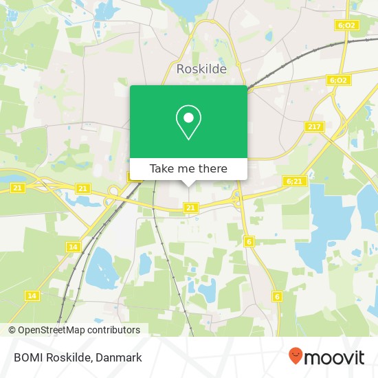 BOMI Roskilde kort