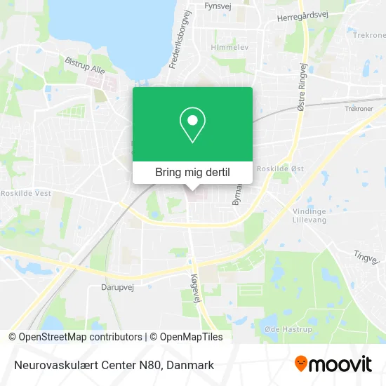 Neurovaskulært Center N80 kort