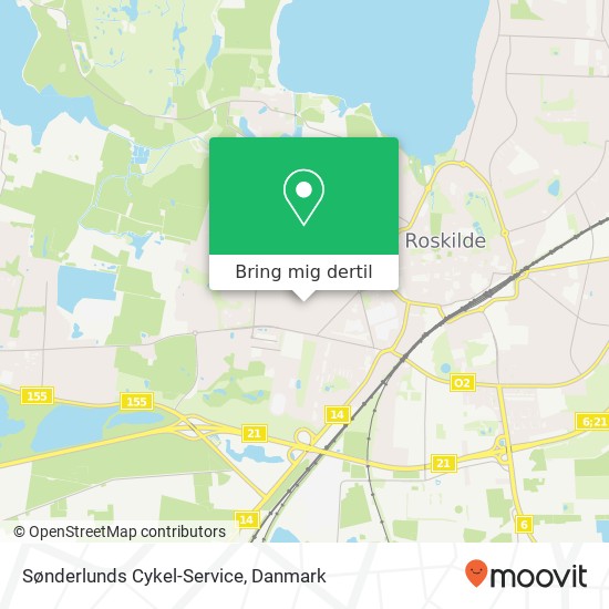 Sønderlunds Cykel-Service kort