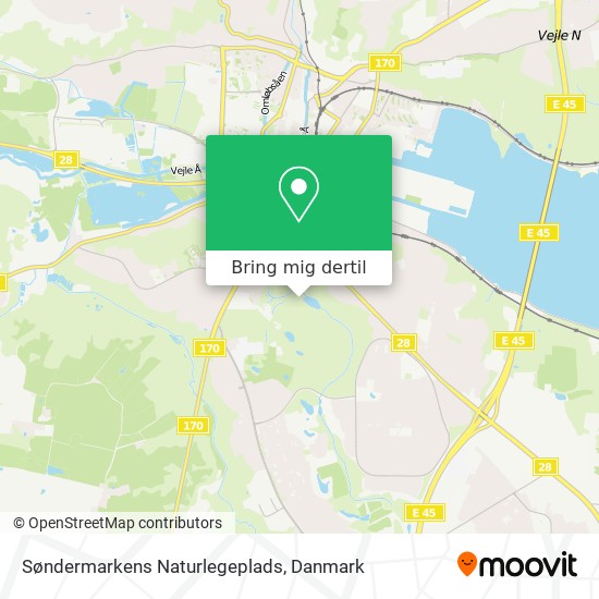 Søndermarkens Naturlegeplads kort