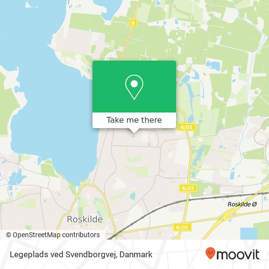 Legeplads ved Svendborgvej kort