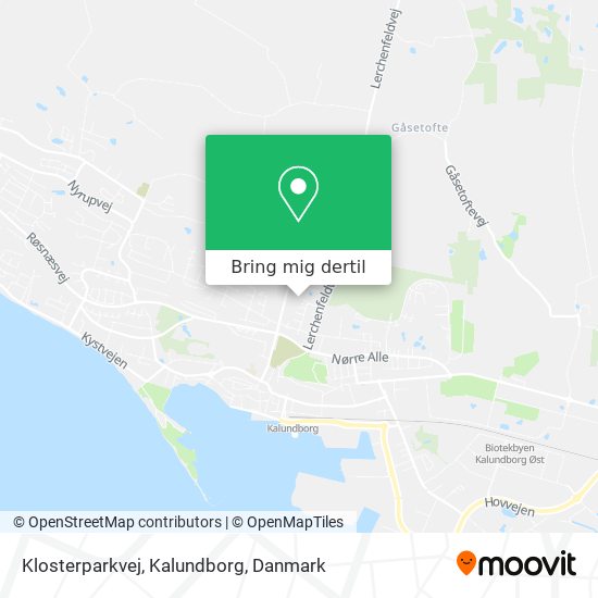Klosterparkvej, Kalundborg kort