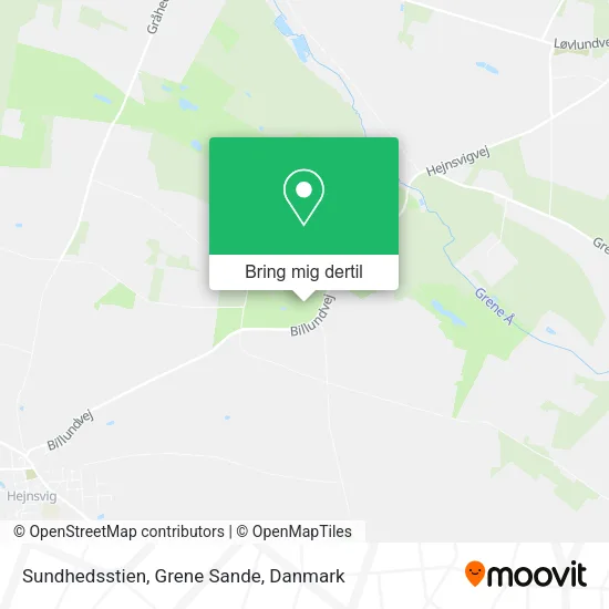 Sundhedsstien, Grene Sande kort