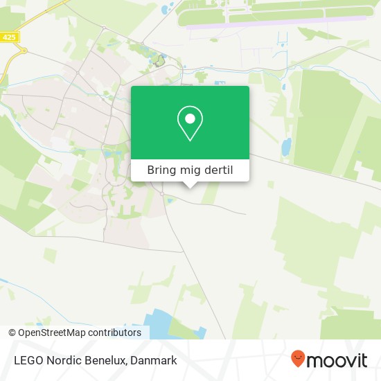 LEGO Nordic Benelux kort