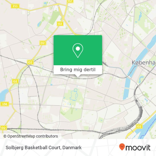 Solbjerg Basketball Court kort