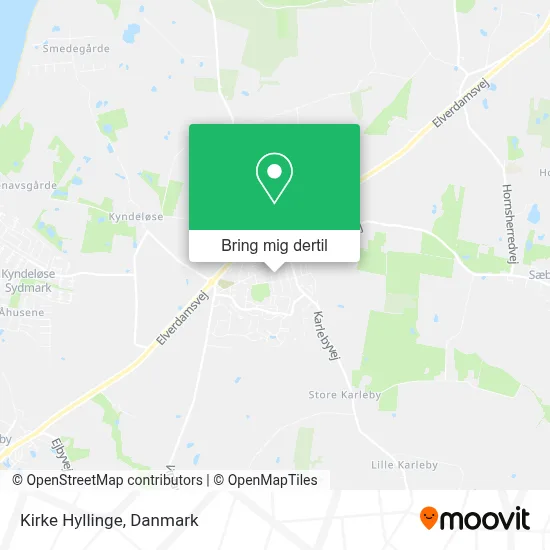 Kirke Hyllinge kort