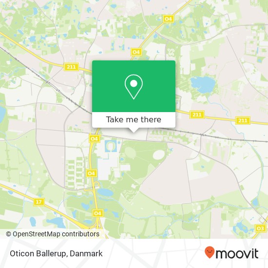 Oticon Ballerup kort