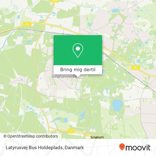 Latyrusvej Bus Holdeplads kort