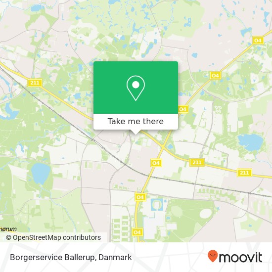 Borgerservice Ballerup kort