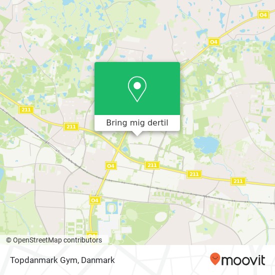 Topdanmark Gym kort