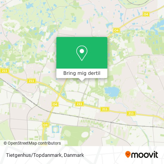 Tietgenhus/Topdanmark kort