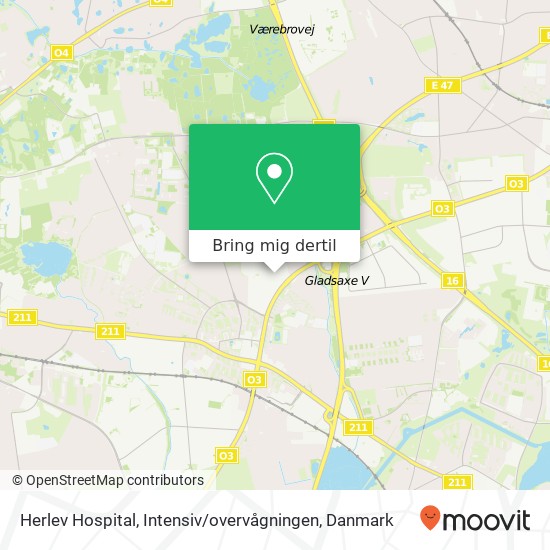 Herlev Hospital, Intensiv / overvågningen kort