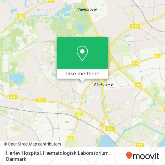 Herlev Hospital, Hæmatologisk Laboratorium kort