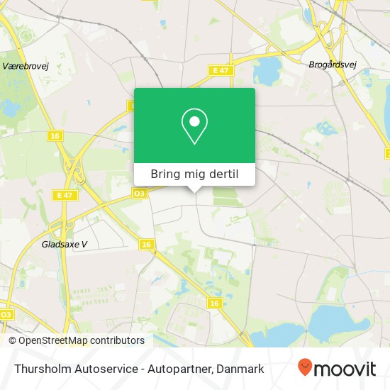 Thursholm Autoservice - Autopartner kort