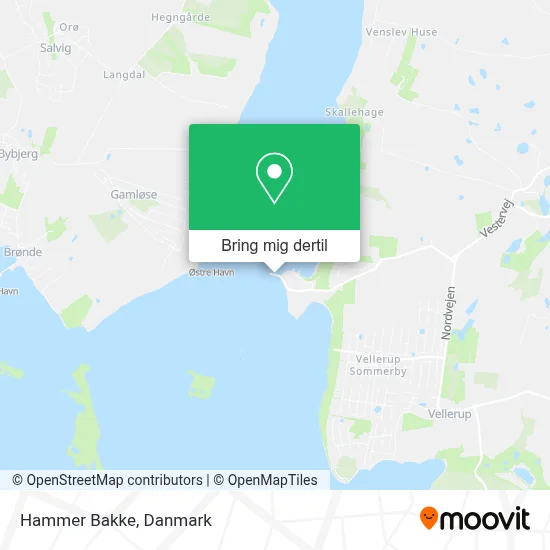Hammer Bakke kort