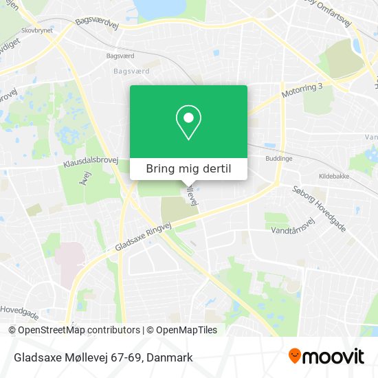 Gladsaxe Møllevej 67-69 kort
