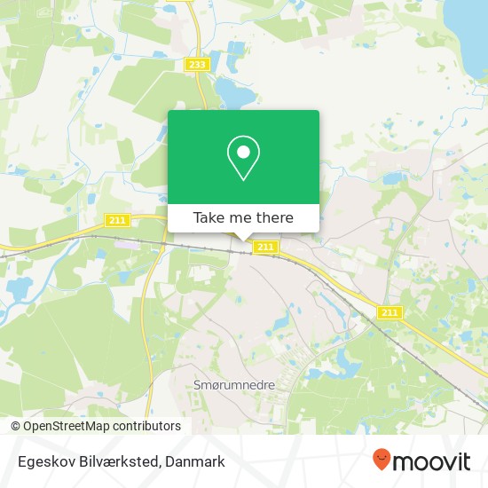 Egeskov Bilværksted kort