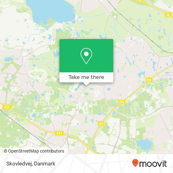 Skovledvej kort