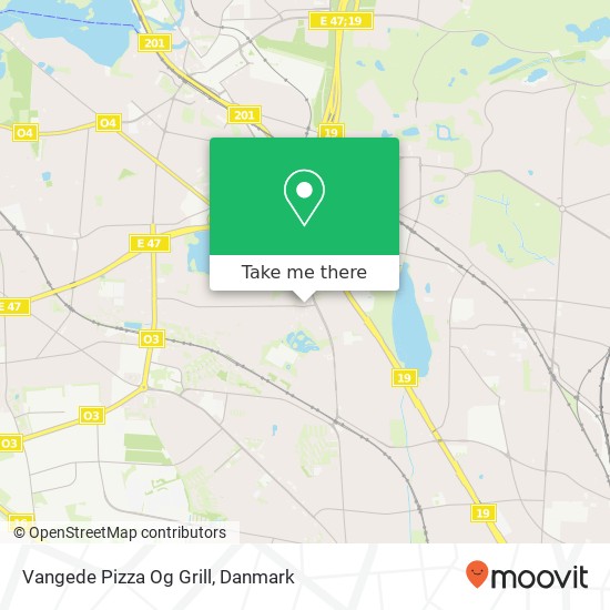 Vangede Pizza Og Grill kort