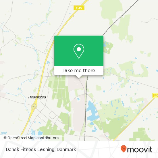 Dansk Fitness Løsning kort