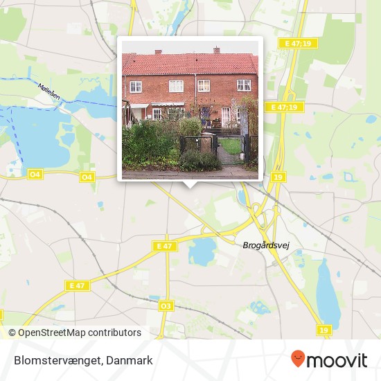 Blomstervænget kort