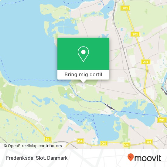 Frederiksdal Slot kort