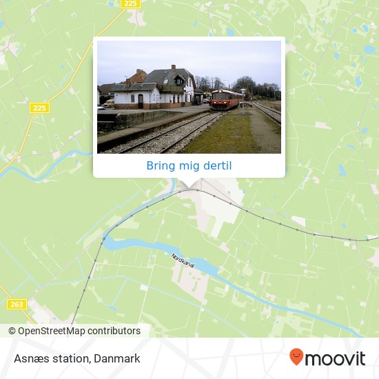 Asnæs station kort