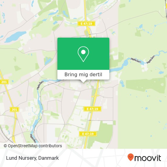 Lund Nursery kort