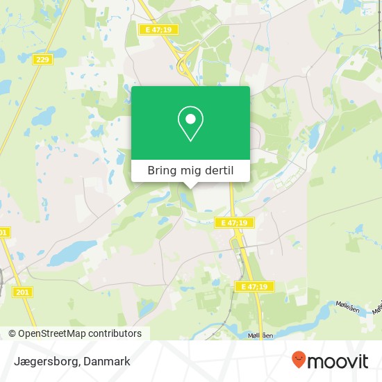 Jægersborg kort