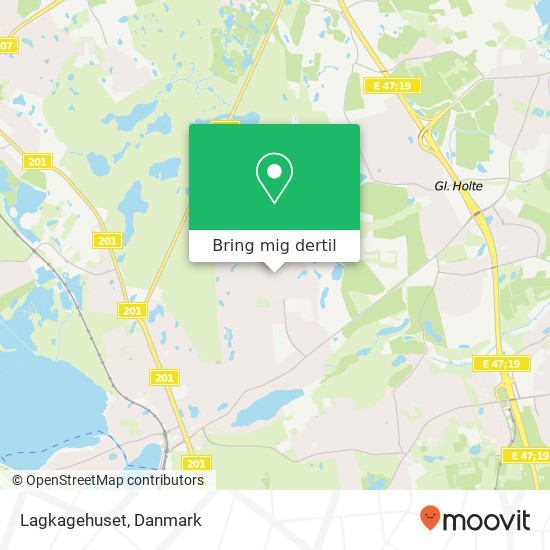 Lagkagehuset kort