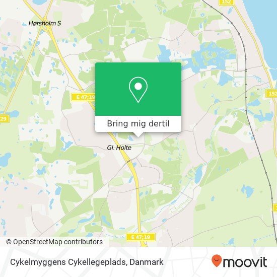 Cykelmyggens Cykellegeplads kort