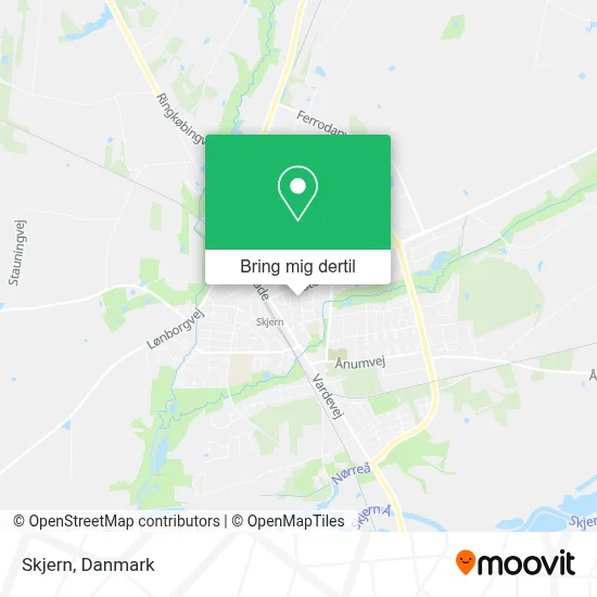 Skjern kort