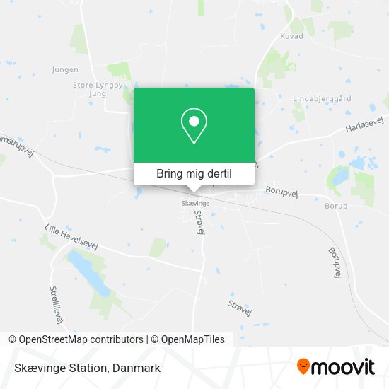 Skævinge Station kort