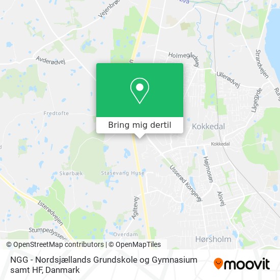 NGG - Nordsjællands Grundskole og Gymnasium samt HF kort