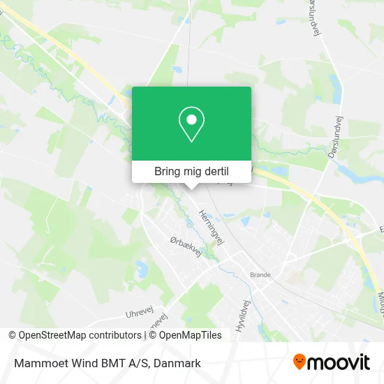 Mammoet Wind BMT A/S kort